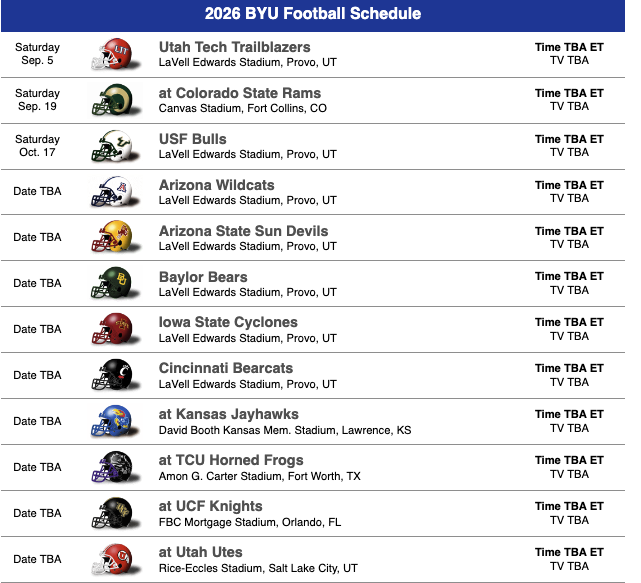 SCHEDULE SCHEDULE
