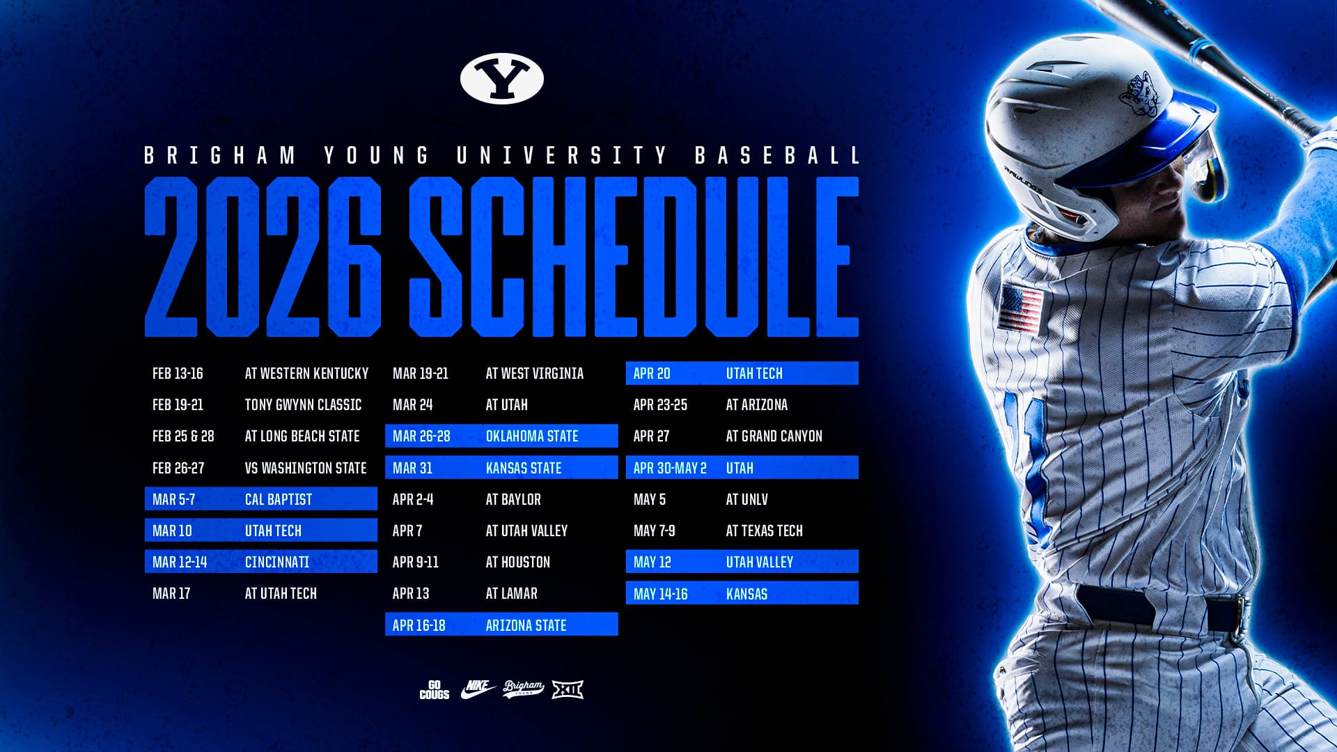 university of arizona baseball schedule 2026