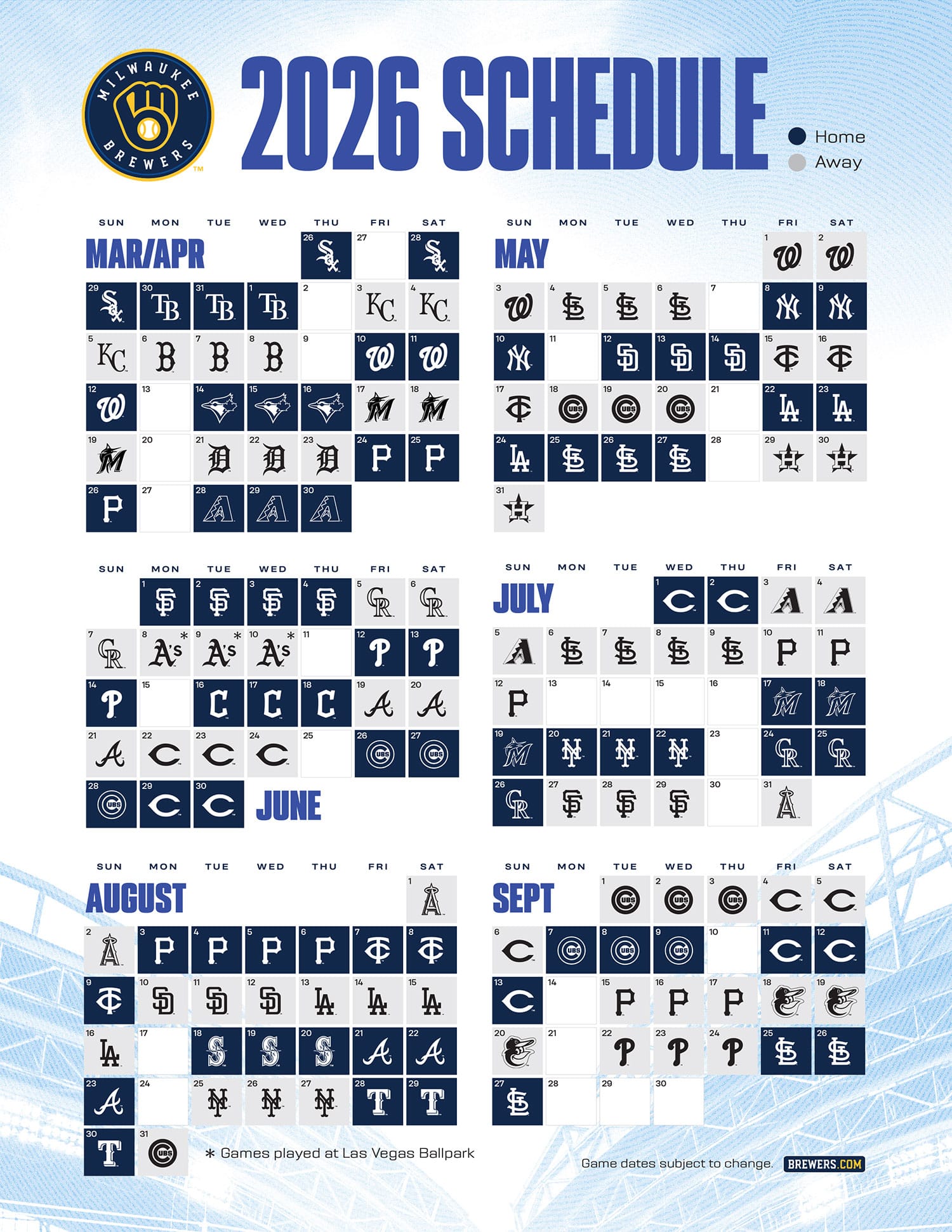 Brewers 2026 Schedule Image 369 