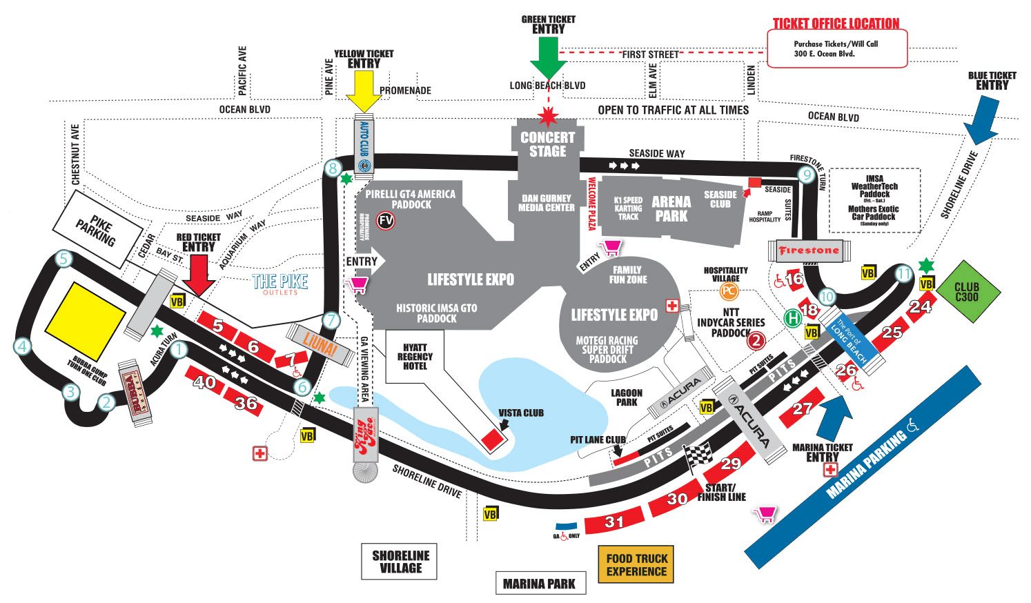 Schedule Long Beach Grand Prix