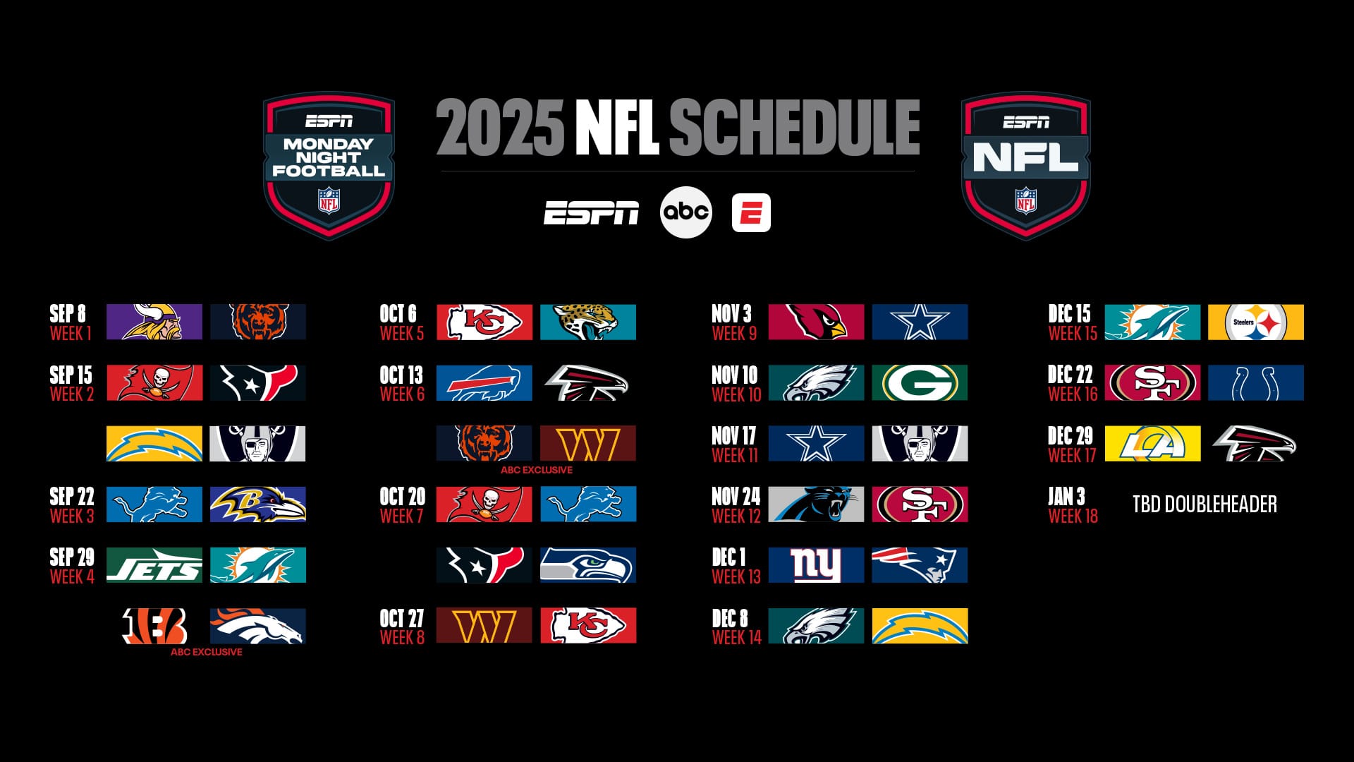 Monday Night Football Schedule 2026 2026 Image 767 